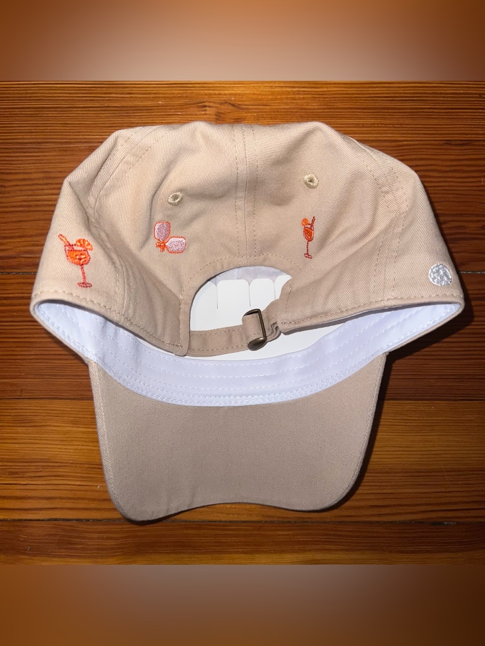 ANTHROPOLOGIE Pickleball Aperol Spritz Hat - Picture 4 of 4